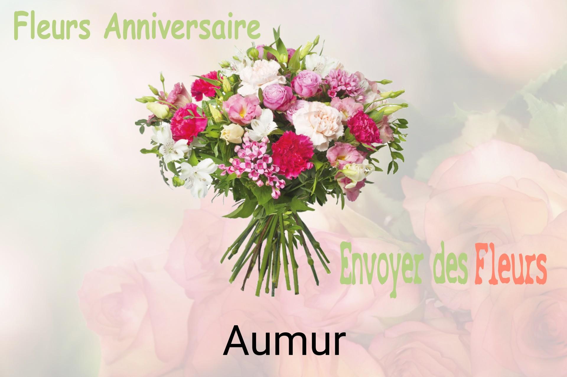 Bouquet de fleurs d’anniversaire livré à Aumur